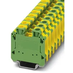 Protective conductor terminal, screw connection, 1.5-25 mm², 2 pole, 8 kV, yellow/green, 3215915