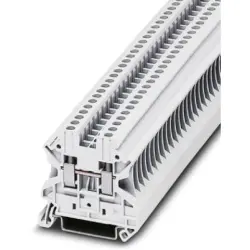 Through terminal block, screw connection, 0.14-4.0 mm², 2 pole, 24 A, 8 kV, white, 3045075