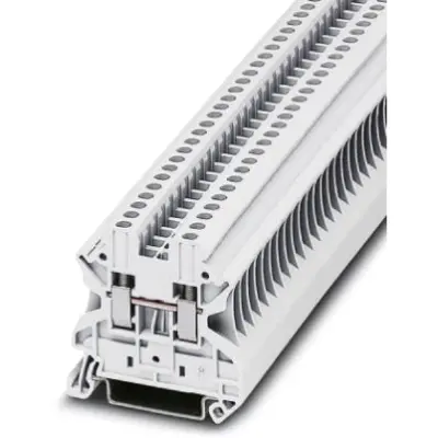 Through terminal block, screw connection, 0.14-4.0 mm², 2 pole, 24 A, 8 kV, white, 3045075 - 1