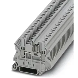 Component terminal block, screw connection, 0.14-4.0 mm², 2 pole, 500 mA, 8 kV, gray, 3064137