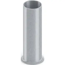 Uninsulated wire end ferrule, 16 mm², 18 mm long, DIN 46228-1, UL 486F-A, silver, 2100033