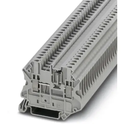 Component terminal block, screw connection, 0.14-4.0 mm², 2 pole, 500 mA, 8 kV, gray, 3064140 - 1