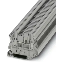 Disconnect terminal, screw connection, 0.14-4.0 mm², 2 pole, 20 A, 6 kV, gray, 3046388