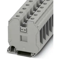 Through terminal block, screw connection, 1.5-50 mm², 2 pole, 125 A, 8 kV, gray, 3044225