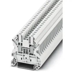 Through terminal block, screw connection, 0.14-6.0 mm², 2 pole, 32 A, 8 kV, white, 3045130