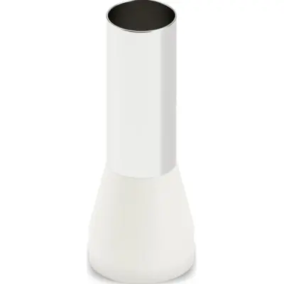 Insulated wire end ferrule, 35 mm², 30 mm/18 mm long, DIN 46228-4, UL 486F-E, beige, 2100028 - 1