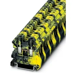 Through terminal block, screw connection, 0.14-6.0 mm², 1 pole, 41 A, 8 kV, yellow/black, 3047617