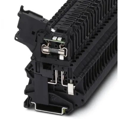 Fuse terminal block, 2 pole, 0.14-6.0 mm², 500 V, 6.3 A, 3046032 - 1