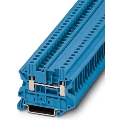 Through terminal block, screw connection, 0.14-6.0 mm², 1 pole, 41 A, 8 kV, blue, 3046197 - 1