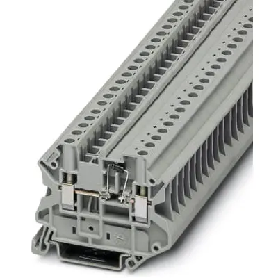 Component terminal block, screw connection, 0.14-6.0 mm², 2 pole, 500 mA, 8 kV, gray, 3046236 - 1