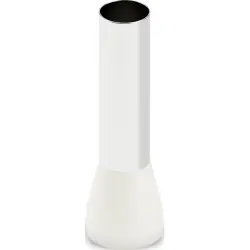 Insulated wire end ferrule, 35 mm², 39 mm/25 mm long, DIN 46228-1, UL 486F, beige, 2100027