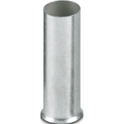 Uninsulated wire end ferrule, 50 mm², 32 mm long, DIN 46228-1, UL 486F, silver, 1090639 - 1