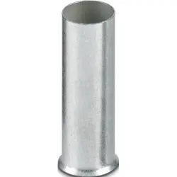 Uninsulated wire end ferrule, 50 mm², 32 mm long, DIN 46228-1, UL 486F, silver, 1090639