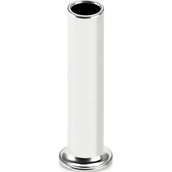Uninsulated wire end ferrule, 1.0 mm², 7 mm long, DIN 46228-1, UL 486F, silver, 2100093