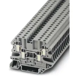 Through terminal block, screw connection, 0.14-6.0 mm², 4 pole, 32 A, 6 kV, gray, 3044571