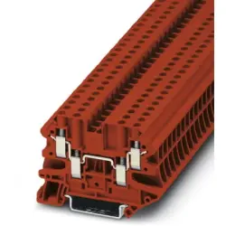 Four-wire universal terminal, screw connection, 0.14-6.0 mm², 4 pole, 32 A, 6 kV, red, 3074460