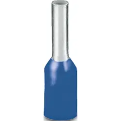 Insulated wire end ferrule, 2.5 mm², 14 mm/8 mm long, DIN 46228-4, UL 486F-E, blue, 3200920