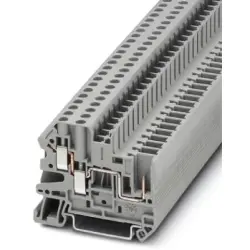 Through terminal block, screw connection, 0.14-6.0 mm², 1 pole, 32 A, 6 kV, gray, 3060267