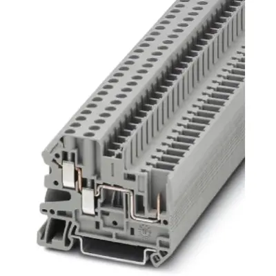 Through terminal block, screw connection, 0.14-6.0 mm², 1 pole, 32 A, 6 kV, gray, 3060267 - 1