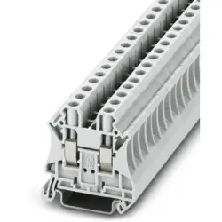 Through terminal block, screw connection, 0.2-10 mm², 2 pole, 41 A, 8 kV, white, 3045198