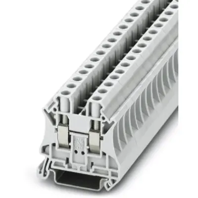 Through terminal block, screw connection, 0.2-10 mm², 2 pole, 41 A, 8 kV, white, 3045198 - 1