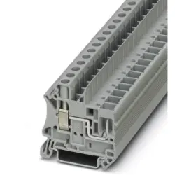 Through terminal block, screw/plug-in connection, 0.2-10 mm², 2 pole, 41 A, 8 kV, gray, 3060539