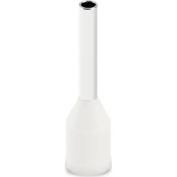 Insulated wire end ferrule, 0.75 mm², 14 mm/8 mm long, UL 486F, white, 2100111