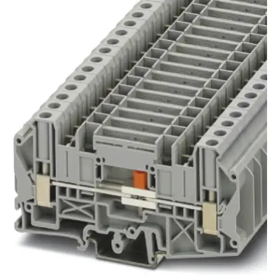Disconnect terminal, screw connection, 0.2-10 mm², 2 pole, 41 A, 8 kV, gray, 3072815 - 1