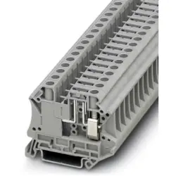 Disconnect terminal, screw connection, 0.2-10 mm², 2 pole, 20 A, 6 kV, gray, 3046486