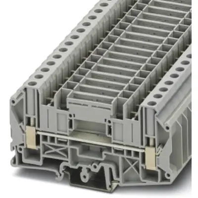 Through terminal block, screw connection, 0.2-10 mm², 2 pole, 41 A, 8 kV, gray, 3072817 - 1