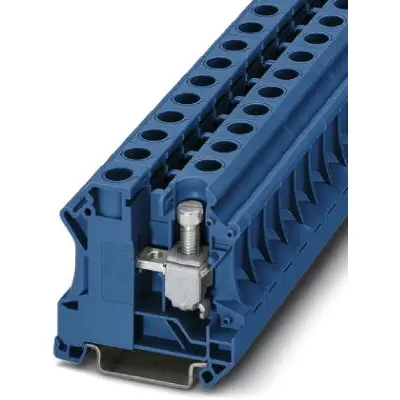 Installation terminal block, screw connection, 6.0-25 mm², 76 A, 6 kV, blue, 3075728 - 1