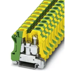 Protective conductor terminal, screw connection, 6.0-25 mm², 1 pole, 6 kV, yellow/green, 3073830