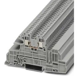 Installation terminal block, screw connection, 0.2-4.0 mm², 24 A, 6 kV, gray, 3076034