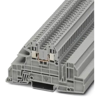Installation terminal block, screw connection, 0.2-4.0 mm², 24 A, 6 kV, gray, 3076034 - 1