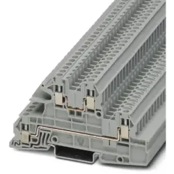 Installation terminal block, screw connection, 0.2-4.0 mm², 24 A, 6 kV, gray, 3076031