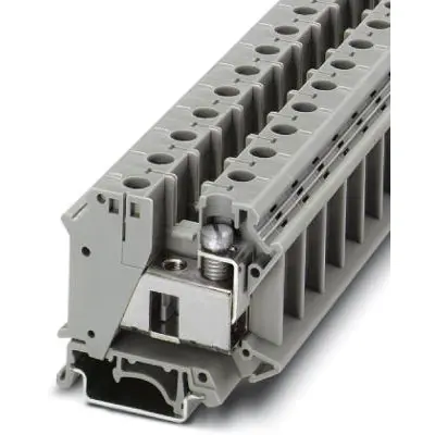 Installation terminal block, screw connection, 0.75-35 mm², 125 A, 8 kV, gray, 3074088 - 1