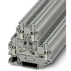 Component terminal block, screw connection, 0.14-4.0 mm², 4 pole, 24 A, 6 kV, gray, 3046689