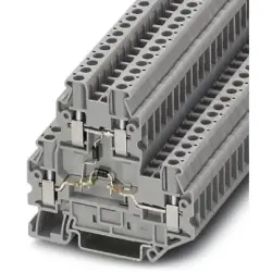 Component terminal block, screw connection, 0.14-4.0 mm², 4 pole, 24 A, 6 kV, gray, 3046676