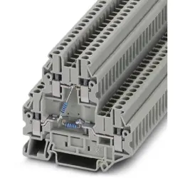 Component terminal block, screw connection, 0.14-4.0 mm², 4 pole, 24 A, 6 kV, gray, 3046671