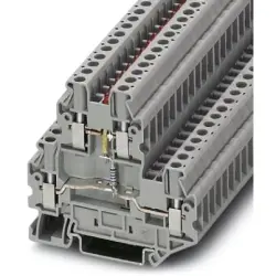 Component terminal block, screw connection, 0.14-4.0 mm², 4 pole, 24 A, 6 kV, gray, 3046692