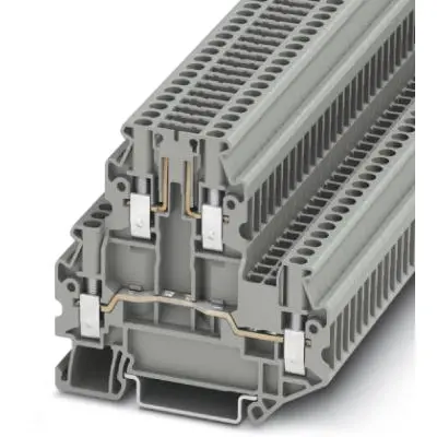 Disconnect terminal, screw connection, 0.14-4.0 mm², 2 pole, 22 A, 6 kV, gray, 3044644 - 1