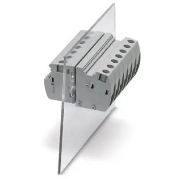 Feed through terminal, 1 pole, 0.5-16 mm², clamping points: 2, gray, screw connection, 57 A, 3073335 - 1