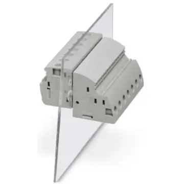 Feed through terminal, 1 pole, 0.5-16 mm², clamping points: 2, gray, screw connection, 57 A, 3073403 - 1