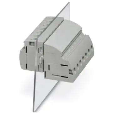 Feed through terminal, 1 pole, 6.0-25 mm², clamping points: 2, gray, screw connection, 76 A, 3073419 - 1