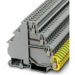 Motor connection terminal, screw connection, 0.2-4.0 mm², 24 A, 6 kV, gray, 2718206