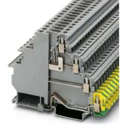 Protective conductor terminal, screw connection, 0.2-4.0 mm², 24 A, 4 kV, gray, 3011067