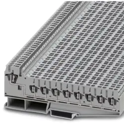 Potential distributor, spring balancer connection, 0.14-4.0 mm², 24 A, 6 kV, gray, 3031047