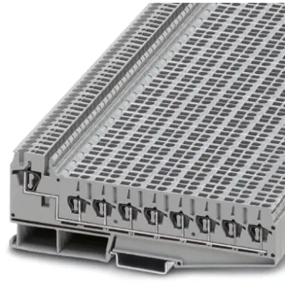 Potential distributor, spring balancer connection, 0.14-4.0 mm², 24 A, 6 kV, gray, 3031047 - 1
