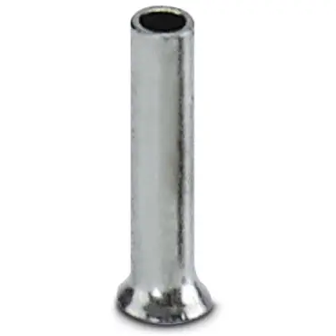 Uninsulated wire end ferrule, 0.25 mm², 5 mm long, silver, 3202465 - 1