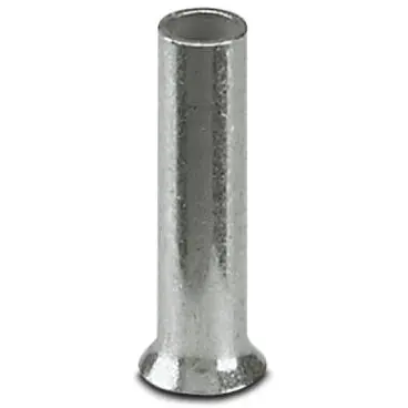 Uninsulated wire end ferrule, 0.5 mm², 6 mm long, silver, 3200218 - 1